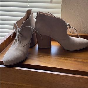French Connection suede booties